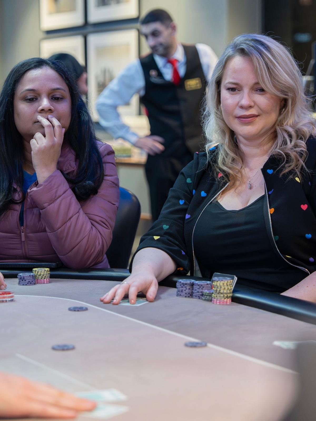 Two BPS Ladies players during tournament play